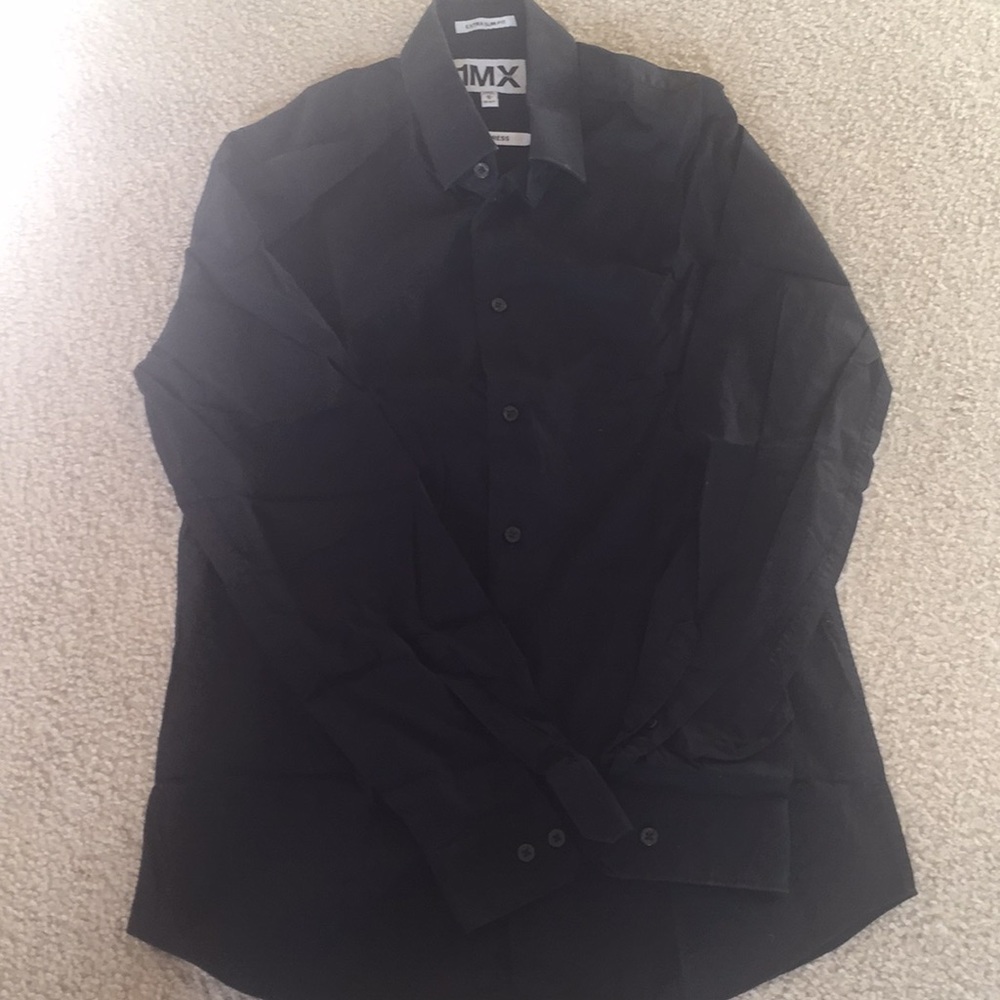 EXPRESS, 1MX, extra slim fit button down shirt